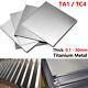Tc4 Pure Titanium Metal Plate Sheet Foil Thick 0.1mm-30mm Metalworking Many Size