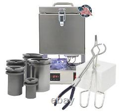 TableTop Deluxe QuikMelt Top-Load Electric Metal Jewelry Cast Kiln Kit USA MADE
