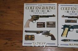 The Colt Engraving Book 2 Volume Set by R. L. Wilson. Signed
