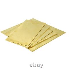 Thick 0.5-6mm H62 Brass Plate Sheet Brass Sheet Craft Metalworking DIY Many Size