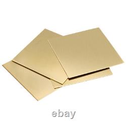 Thick 0.5-6mm H62 Brass Plate Sheet Brass Sheet Craft Metalworking DIY Many Size