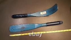 Two Heavy Duty Metal Working Spoons by S & G Tool Aid Corp High Crown & Inside