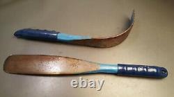 Two Heavy Duty Metal Working Spoons by S & G Tool Aid Corp High Crown & Inside