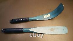 Two Heavy Duty Metal Working Spoons by S & G Tool Aid Corp High Crown & Inside