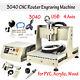 Usb 4 Axis Engraver 3040 Cnc Router Engraving Machine For Metalworking 800w Vdf