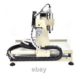 USB 4 Axis Engraver 3040 CNC Router Engraving Machine for Metalworking 800W VDF