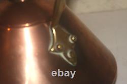 Vintage Art and Craft Copper Rare Shaped Tea Kettle