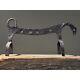Vintage Folk Art/outsider Hand Forged Iron Animal Sculpture