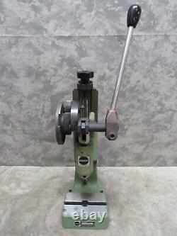 Vintage Machinist Metal Work Schmidt Toggle Press 13-233-93 CNC Shop