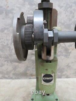 Vintage Machinist Metal Work Schmidt Toggle Press 13-233-93 CNC Shop