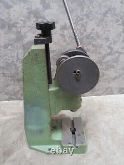 Vintage Machinist Metal Work Schmidt Toggle Press 13-233-93 CNC Shop