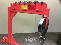 WNS English Wheel Wheeling Machine 400mm x 1.5mm 1 Top Roll 7 Bottom Rolls