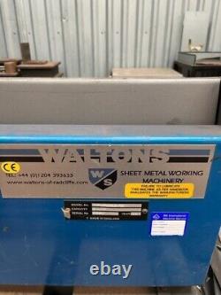 Waltons Sheet Metal working machine