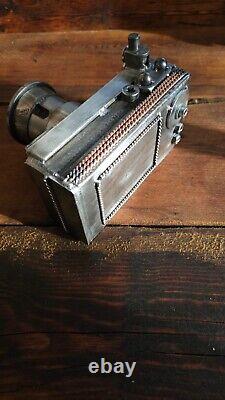 Weld Art Camera Ornament Sculpture, Handmade Scrap Metal One Of A Kind