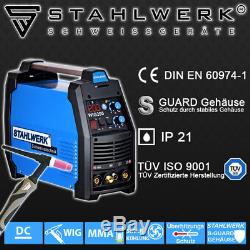Welder Stahlwerk Tig 200 S Welding Machine Compact DC Hf Inverter Professional