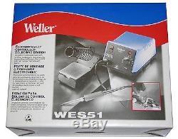 Weller WES51 Analog Soldering Station with Chisel/Screwdriver Tip Bundle