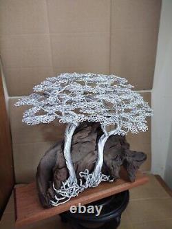 Wire Bonsai Tree