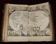 Xrare 1708 Folio Holy Bible 3xtitles Metalwork Wood Boards Map California Island