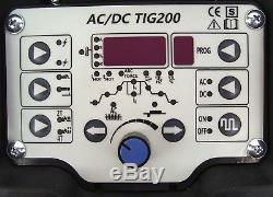 13740 Soudeuse Tig Ac / DC 200 Pulse Hf Inverter Arc Stick Machine De Soudage Ac DC