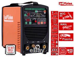 3en1 Schweißgerät Digi Pro Tmc-184p Wig Tig + E-hand + Plasmaschneider Inverter