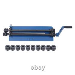 460 mm 18 pouces Machine à rouler les perles en métal Rollformer Swager Outil de roulage de feuilles en métal Travaux métalliques