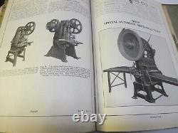 Catalogues commerciaux de la société E. W. Bliss Co. Machines de travail du métal Guides x3 Diff.