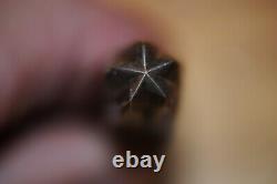 Estampille de poinçon en acier de 1/4'' Vintage pour poinçonnage de métal d'étoile antique original
