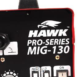 Hawk 130 150 195 Gaz Pas De Flux Gasless Solid Wire Mig Soudeuse Soudeuse Soudeuse