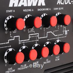 Hawk Simple 1 Phase 220v 220a Ca DC Mma Tig Arc Pulse Hf Inverter Soudeur Soudeur
