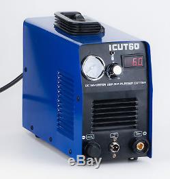 Icut60 Air Plasma Cutter Inverter Affichage Numérique & Ag60 & Consommables Et Tva