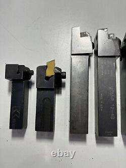 Lot de 6 porte-outils à queue carrée de marques mixtes pour le tournage en usinage CNC de métaux