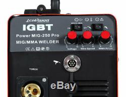 Mig Mag Schweißgerät Mig-250 Pro Convertisseur Mma Igbt Onduleur 230v 250a Schutzgas
