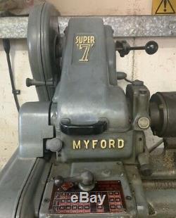 Myford Super 7 Tour Et Cabinet