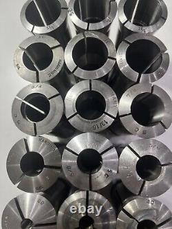 Pinces rondes Hardinge 5C en métal CNC de différentes tailles Lot de 18