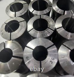 Pinces rondes Hardinge 5C en métal CNC de différentes tailles Lot de 18
