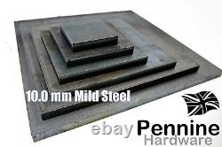 Plaque carrée en acier doux de 10 mm - Travail de tôle de métal - Plaques de nivellement de fixation - Soudage