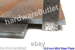 Plaque en acier doux de 10 mm, feuille 3/8 pour le travail du métal, fixation, nivellement et soudage du métal
