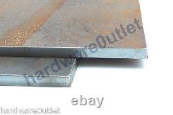 Plaque en acier doux de 10 mm, feuille 3/8 pour le travail du métal, fixation, nivellement et soudage du métal