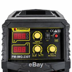 Powermat Pm-img-230t Convertisseur De Fréquence Mig Mag Fcaw Arc-schweißer 230a