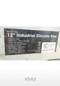 Scie circulaire industrielle SIP 12 pouces pour travaux métalliques
