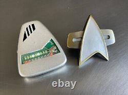 Star Trek Voyager Ensemble D'insignes Magnétiques Holo-emitter Fonctionnant Au Métal