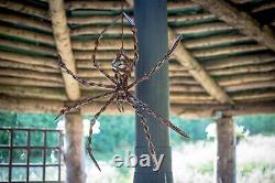 Suspension Spider Steel Garden Sculpture Sur Mesure De Rob Faherty