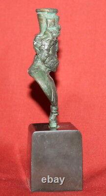 Vintage Artisanale Homme Buste Petit Bronze Art Sculpture De Travail